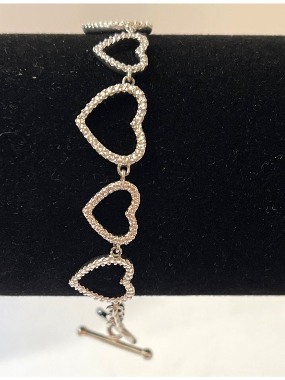 Limited Too Heart Bracelet 7" Vintage Y2K Deadstock NLM